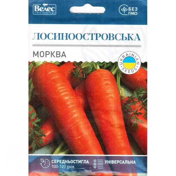 ТМ ВЕЛЕС Морква Лосиноостровська 15г
