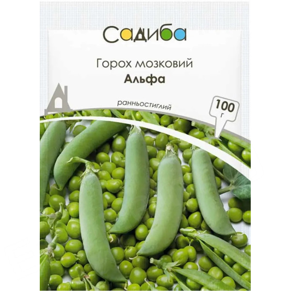 Горох Альфа, 100г, Садиба Центр Горох Альфа, 100г, Садиба Центр