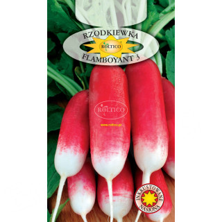 Редис (Flamboyant) Яскрава 10г ТМ ROLTICO