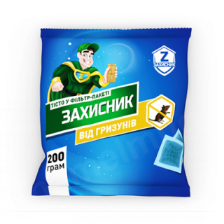 Захисник тісто у фільтр-пакеті від гризунів UKRAVIT 200г 