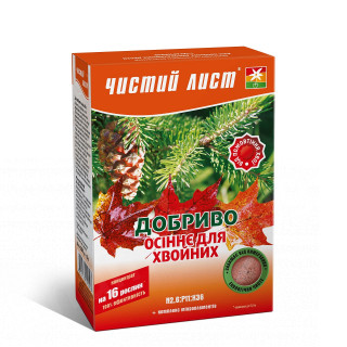 Кристалічне добриво «Чистий лист» осіннє для хвойних рослин 300г