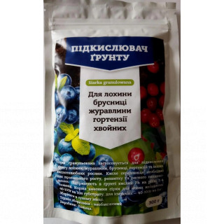 Підкислювач грунту для чорниці, хвойних, гортензій та ін. 300г